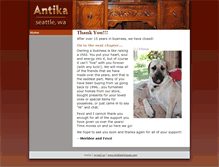 Tablet Screenshot of antikaantiques.com
